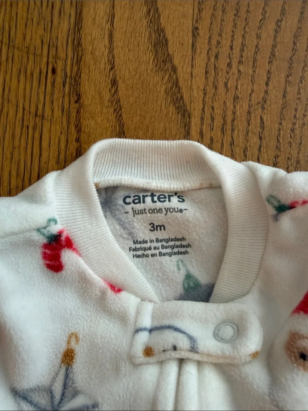 Carters zipper candy